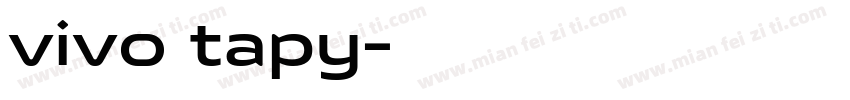 vivo tapy字体转换